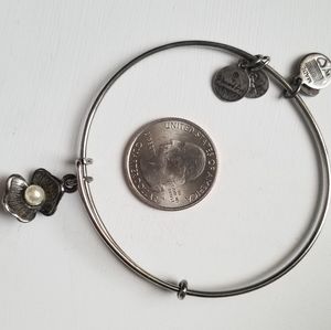Alex and Ani Clam and Pearl Charm Bracelet